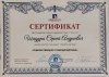 Сертификат Шадура Сергей Андреевич №4