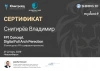Сертификат Снигирев Владимир Владимирович №3