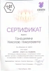 Сертификат Гоношилин Николай Николаевич №6